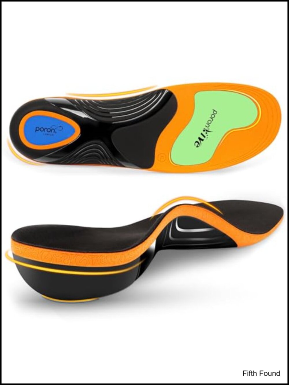 Orthotic Insoles High Arch Support Plantar Fasciitis Relief Gel Shoe Inserts